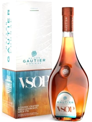 Коньяк Gautier V.S.O.P., gift box 0.7 л