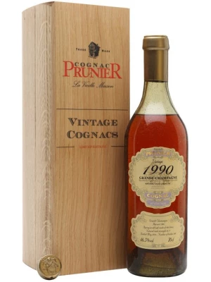 Коньяк Prunier Grande Champagne AOC gift box 1990 0.7 л