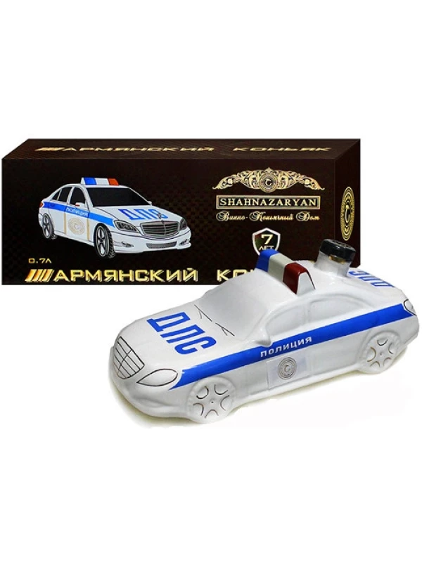 Армянский Коньяк 7 звезд, в подарочной коробке (Мерседес Белый)