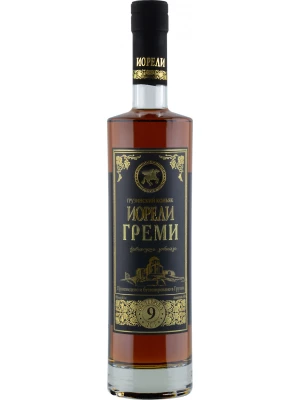 Коньяк Иорели Греми 9 лет 0.5 л