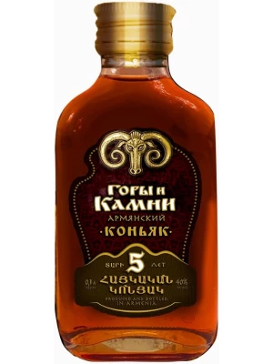 Коньяк Горы и Камни№5 (пятилетний) 0.1 л