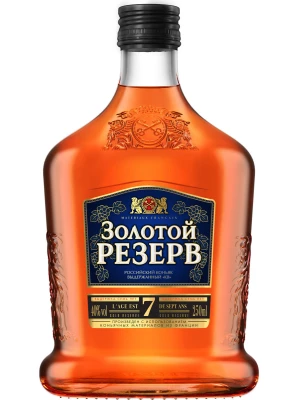 Коньяк Золотой Резерв 7 лет 0.25 л