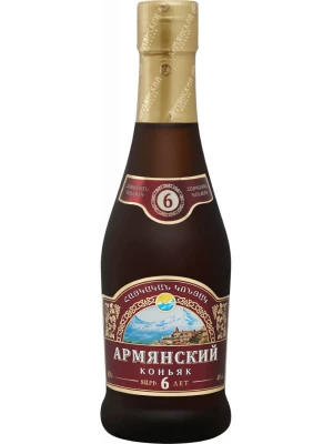 Коньяк Веди-Алко, Армянский Коньяк 6-летний 0.25 л