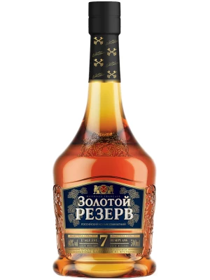 Коньяк Золотой Резерв 7 лет 0.5 л