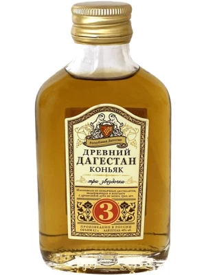 Коньяк Древний Дагестан 3-летний 0.1 л