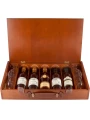 A.E. Dor Coffret Week End Set Cognac of 5 bottles with 4 glasses, in wooden case — фото 1