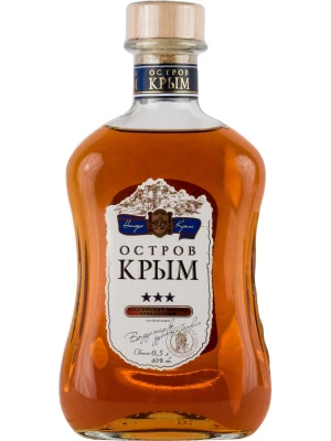 Коньяк Остров Крым 3-летний 0.5 л