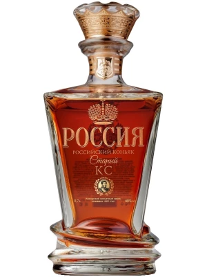 Коньяк Россия КС 15-летний, графин 0.7 л