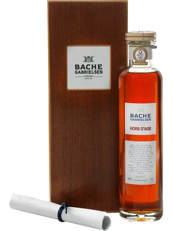 Bache-Gabrielsen, Hors d'Age Grande Champagne, wooden box