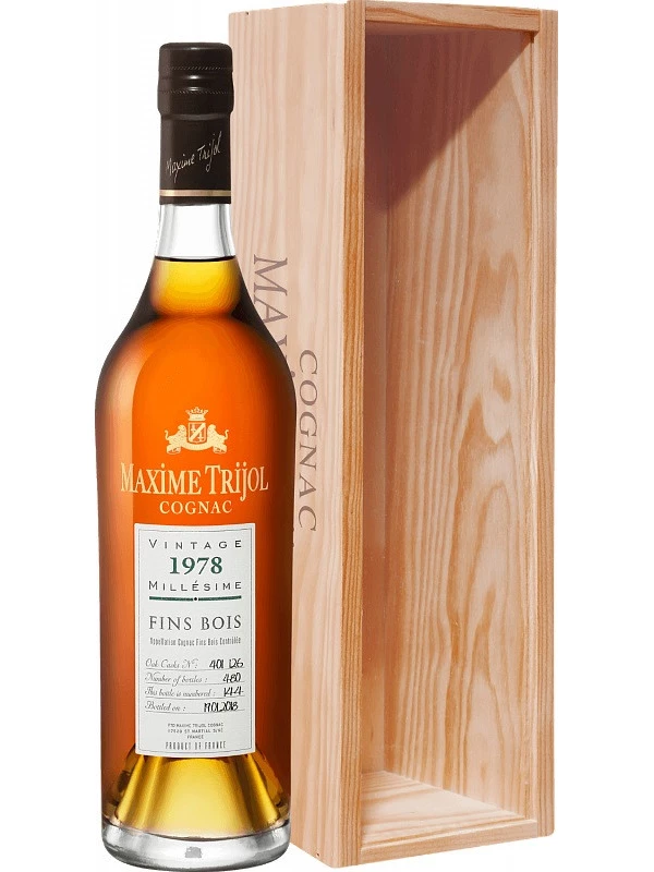 Maxime Trijol Fins Bois AOC, wooden box