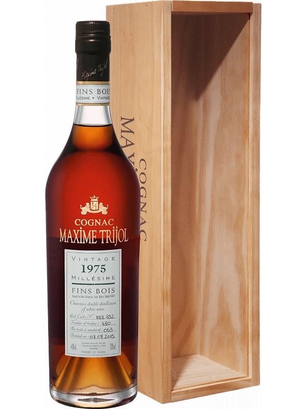 Maxime Trijol Fins Bois AOC, wooden box