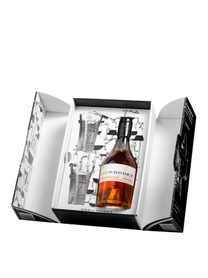 Коньяк God by Godet VSOP, gift box with 2 shots 0.35 л