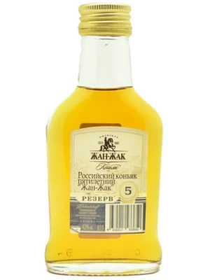 Коньяк Жан-Жак Резерв, 5 звезд 0.1 л