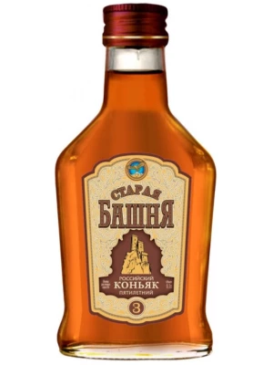 Коньяк Старая Башня 3-летний 0.1 л