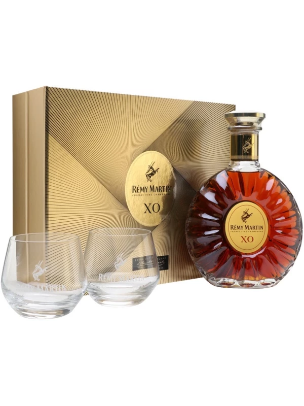 Remy Martin XO, gift box with two glasses