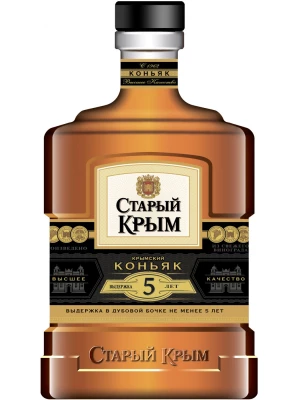 Коньяк Старый Крым 5-летний 0.25 л