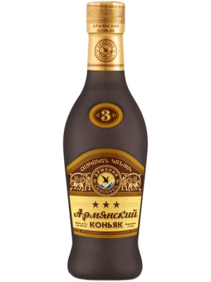 Коньяк Абовянский КЗ, Армянский Коньяк 3 Звезды 0.25 л