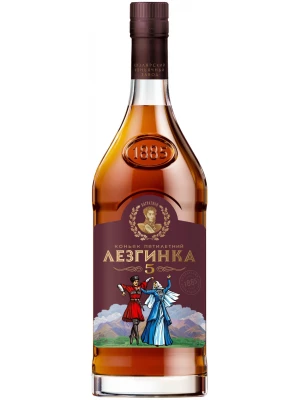 Коньяк Лезгинка Пятилетний 0.25 л