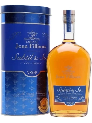 Коньяк Jean Fillioux, Subtil & So VSOP, gift tube 0.7 л