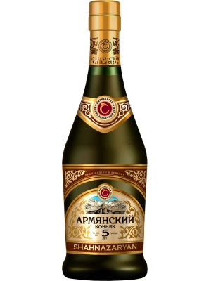 Коньяк Армянский коньяк 5 звезд, матовая бутылка 0.5 л
