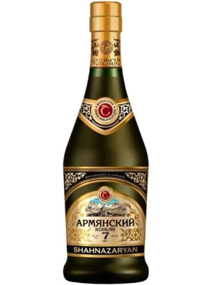 Коньяк Армянский Коньяк 7 звезд, матовая бутылка 0.5 л