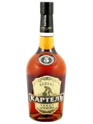 Коньяк Картель 5-летний 0.5 л