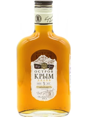 Коньяк Остров Крым 5-летний 0.25 л