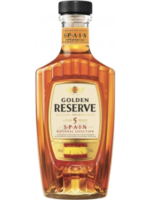 Коньяк Golden Reserve National Selection Spain 5 Years Old 0.5 л