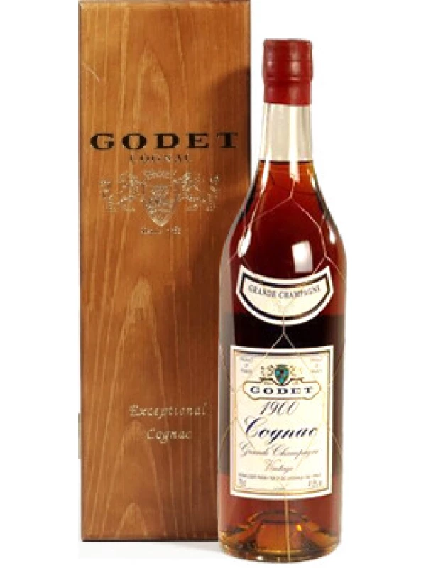 Godet, Vintage, Grande Champagne AOC, wooden box