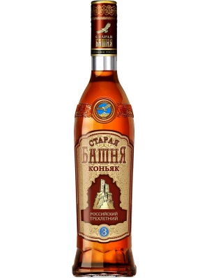 Коньяк Старая Башня 3-летний 0.5 л