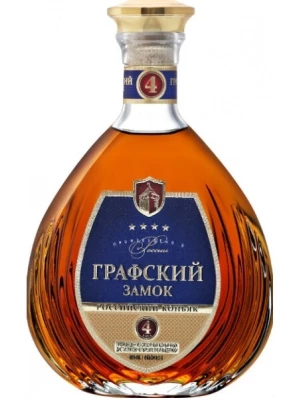 Коньяк КВКЗ, Графский Замок 4-летний 0.5 л