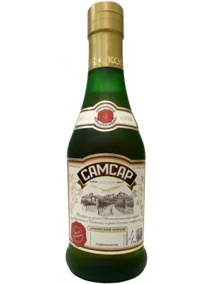 Коньяк Самсар Четырехлетний, матовая бутылка 0.25 л