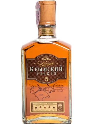 Коньяк Крымский Резерв 5 звезд 0.5 л