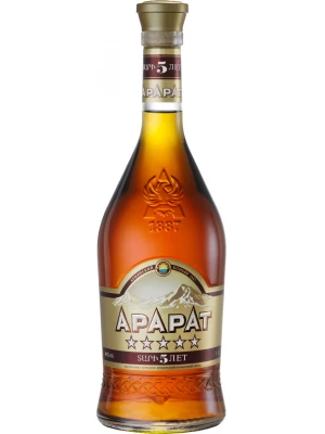 Коньяк Арарат 5 звезд 1 л