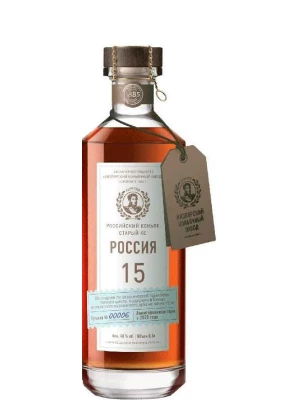 Коньяк Россия КС 15-летний, с мюзле 0.5 л