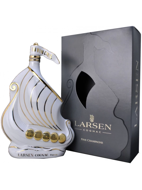 Larsen Viking Ship, White, gift box