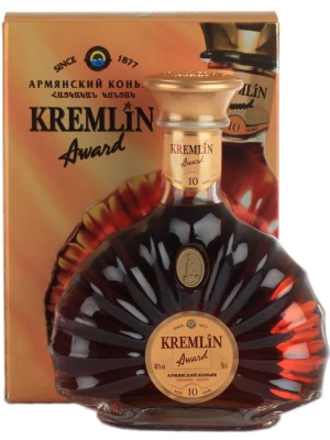 Коньяк Kremlin Award 10 Years Old, gift box 0.5 л