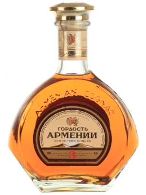 Коньяк Гордость Армении 3-летний 0.5 л
