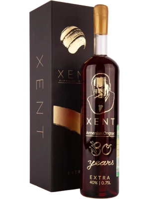 Коньяк Xent Extra 30 Years Old, gift box 0.75 л