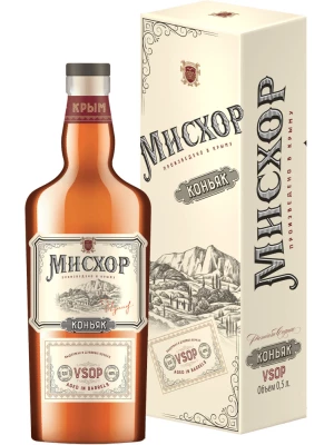 Коньяк Мисхор ВСОП, в подарочной коробке 0.5 л