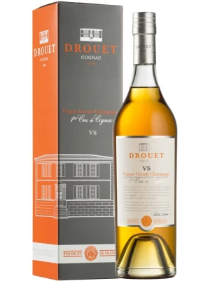 Коньяк Drouet, VS, Cognac Grande Champagne AOC, gift box 0.7 л