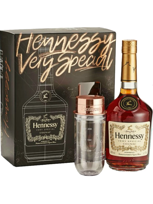 Hennessy V.S, gift box with shaker