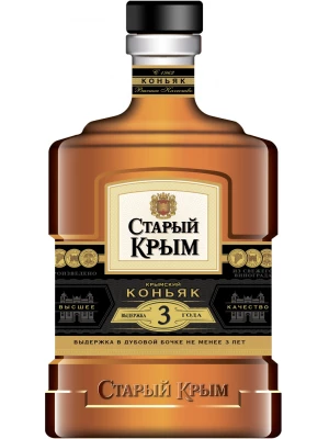 Коньяк Старый Крым 3-летний 0.25 л