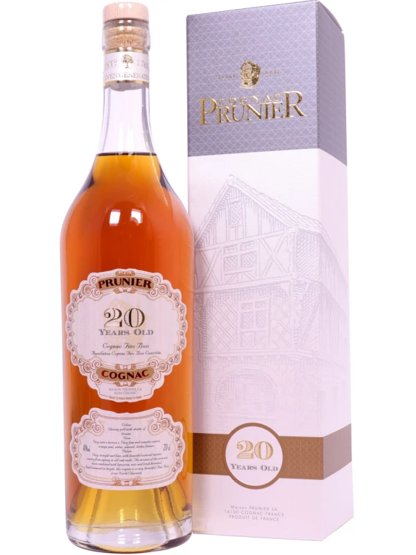 Prunier 20 Years Old Fins Bois AOC, gift box