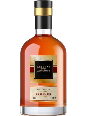 Коньяк Arevhat 3 Years Old 0.5 л