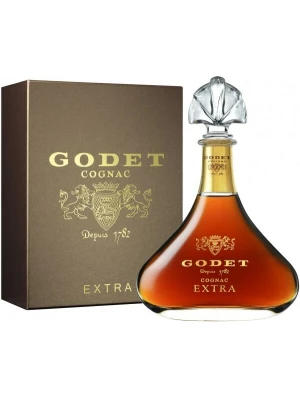 Коньяк Godet, Extra, gift box 0.7 л