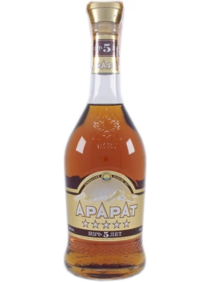 Коньяк Арарат 5 звезд 0.5 л