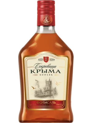 Коньяк Сокровища Крыма Пятилетний 0.25 л