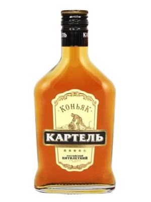 Коньяк Картель 5 лет 0.25 л