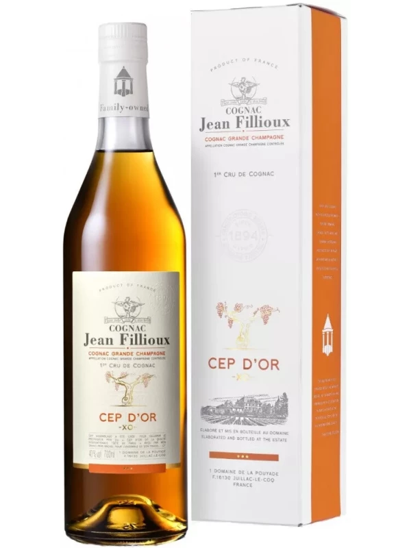 Jean Fillioux, Cep d'Or XO, Grande Champagne 1er Cru AOC, gift box